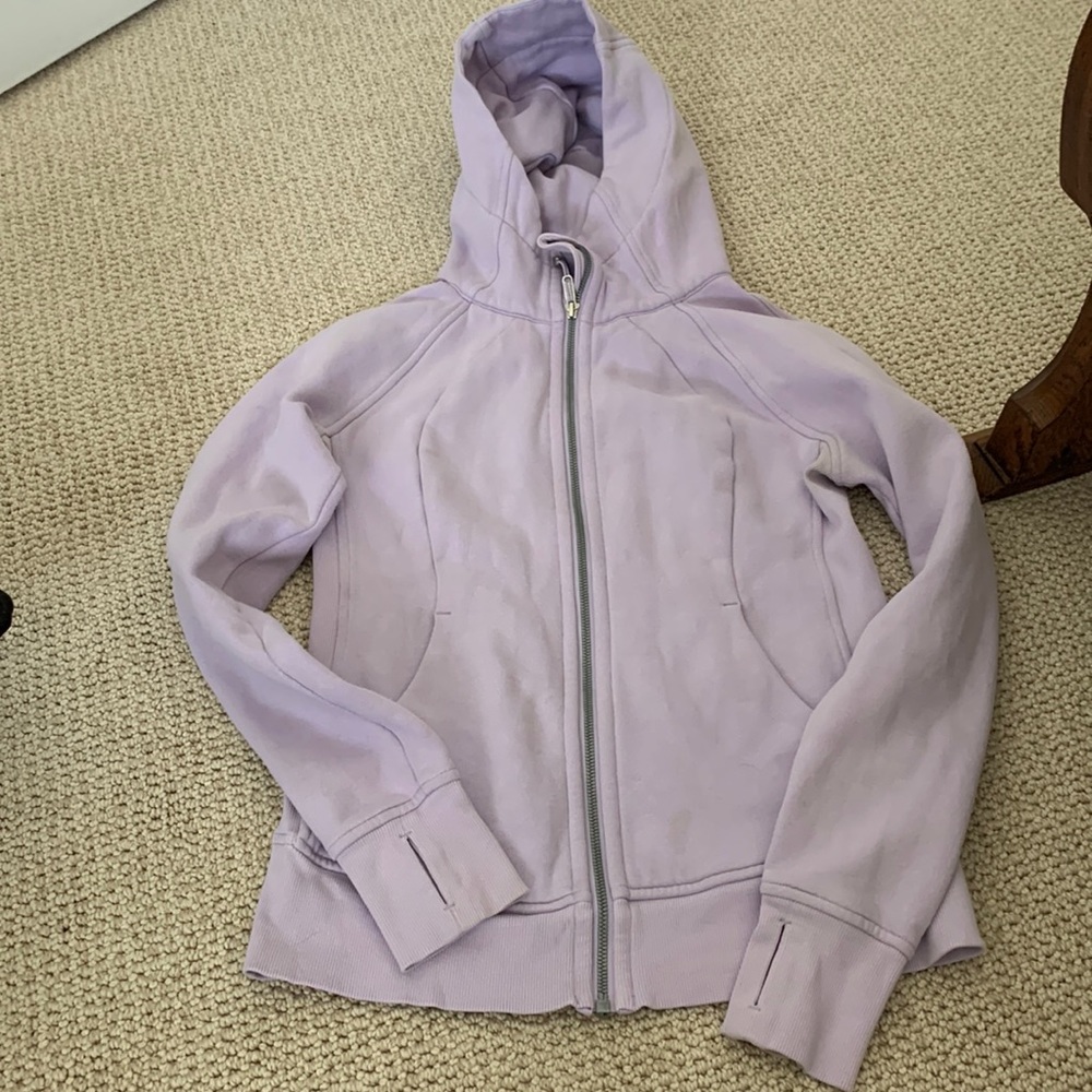 Lavender scuba lululemon sweathsirt